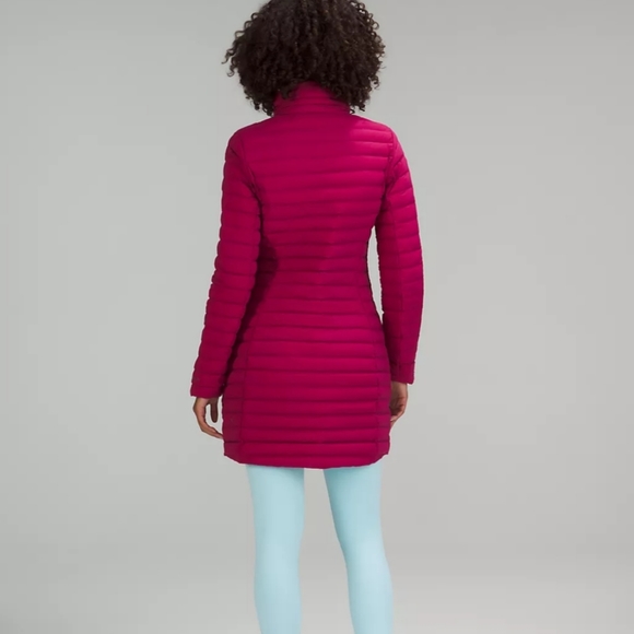Lululemon Pack It Down Long Jacket Raspberry 6 NWT - Picture 2 of 11